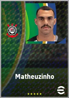 Matheuzinho eFootball 2026 player card, 73 OVR RB
