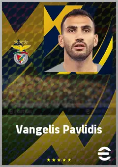 Vangelis Pavlidis eFootball 2026 player card, 78 OVR CF