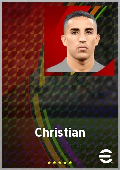 Christian eFootball 2026 player card, 73 OVR CMF