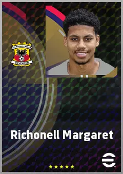 Richonell Margaret eFootball 2026 player card, 68 OVR AMF