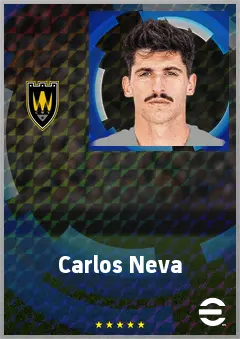 Carlos Neva eFootball 2026 player card, 70 OVR LB