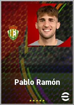 Pablo Ramón eFootball 2026 player card, 70 OVR CB