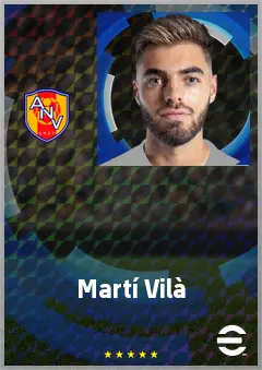 Martí Vilà eFootball 2026 player card, 67 OVR LB