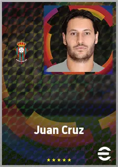 Juan Cruz eFootball 2026 player card, 71 OVR LB