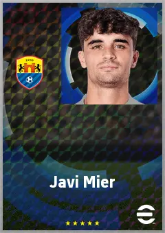 Javi Mier eFootball 2026 player card, 69 OVR CMF