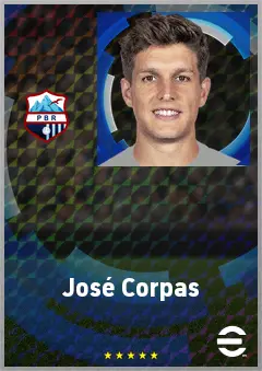 José Corpas eFootball 2026 player card, 72 OVR RMF