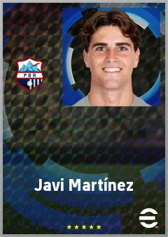 Javi Martínez eFootball 2026 player card, 71 OVR AMF