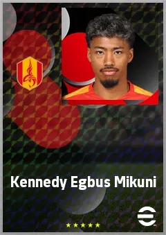 Mikuni Kennedyegbus eFootball 2026 player card, 71 OVR CB