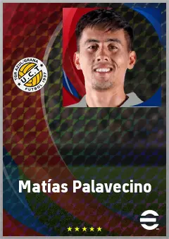 Matías Palavecino eFootball 2026 player card, 70 OVR AMF