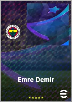 Emre Demir eFootball 2026 player card, 66 OVR AMF