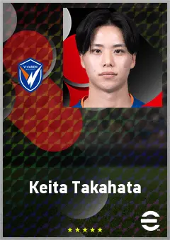 Takahata Keita eFootball 2026 player card, 67 OVR LMF