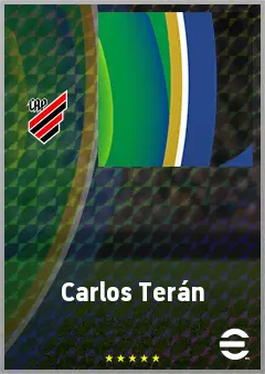 Carlos Terán eFootball 2026 player card, 72 OVR CB