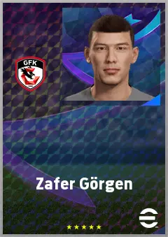 Zafer Görgen eFootball 2026 player card, 68 OVR GK