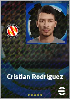 Cristian Rodríguez eFootball 2026 player card, 68 OVR CMF