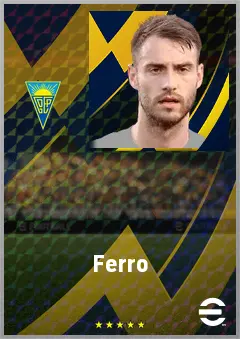 Ferro eFootball 2026 player card, 72 OVR CB