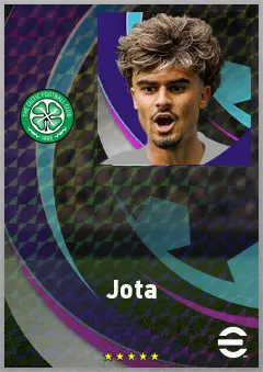 Jota eFootball 2026 player card, 74 OVR LWF