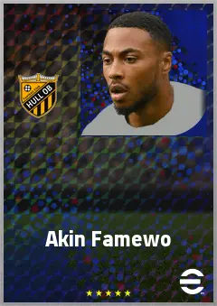Akin Famewo eFootball 2026 player card, 70 OVR CB