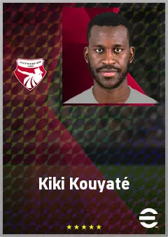 Kiki Kouyaté eFootball 2026 player card, 72 OVR CB