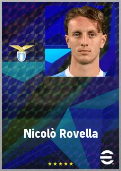 Nicolò Rovella eFootball 2026 player card, 75 OVR DMF