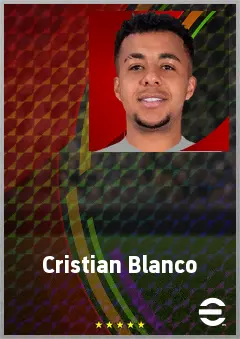Cristian Blanco eFootball 2026 player card, 70 OVR LB