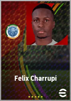 Felix Charrupí eFootball 2026 player card, 66 OVR CMF