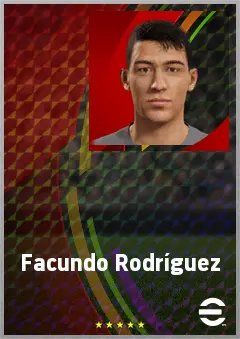 Facundo Rodríguez eFootball 2026 player card, 73 OVR CB