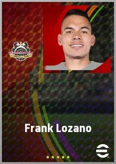 Frank Lozano eFootball 2026 player card, 70 OVR DMF