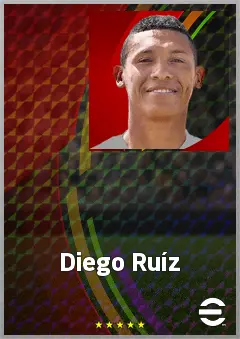 Diego Ruíz eFootball 2026 player card, 67 OVR RB