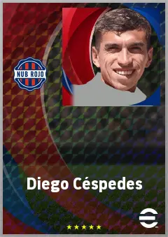 Diego Céspedes eFootball 2026 player card, 68 OVR DMF