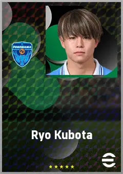 Kubota Ryo eFootball 2026 player card, 68 OVR LMF