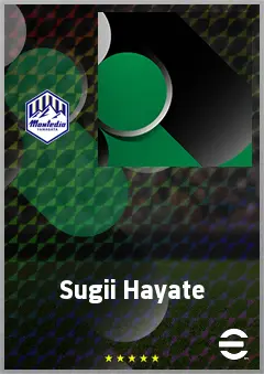 Sugii Hayate eFootball 2026 player card, 66 OVR LB
