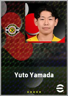 Yamada Yuto eFootball 2026 player card, 68 OVR CMF