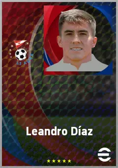 Leandro Díaz eFootball 2026 player card, 70 OVR LB