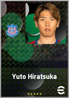 Hiratsuka Yuto eFootball 2026 player card, 66 OVR CMF