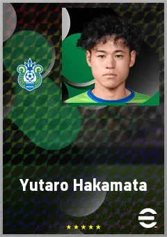 Hakamata Yutaro eFootball 2026 player card, 68 OVR CB
