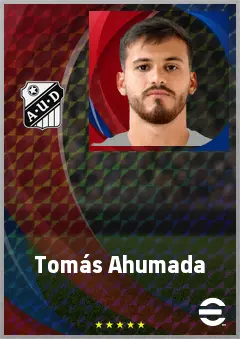 Tomás Ahumada eFootball 2026 player card, 73 OVR GK
