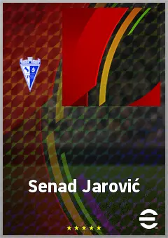 Senad Jarović eFootball 2026 player card, 65 OVR CF