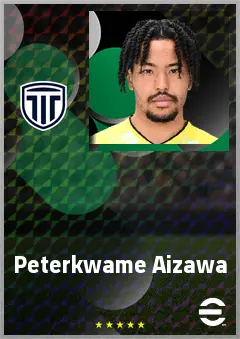Aizawa Peterkwame eFootball 2026 player card, 67 OVR GK