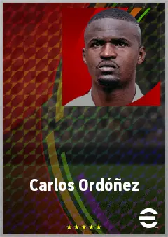 Carlos Ordóñez eFootball 2026 player card, 68 OVR CB
