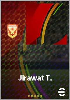 Jirawat T. eFootball 2026 player card, 64 OVR LB