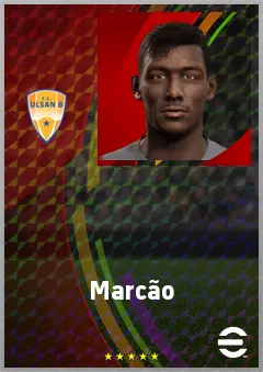 Marcão eFootball 2026 player card, 70 OVR CF