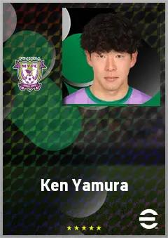 Yamura Ken eFootball 2026 player card, 69 OVR CF