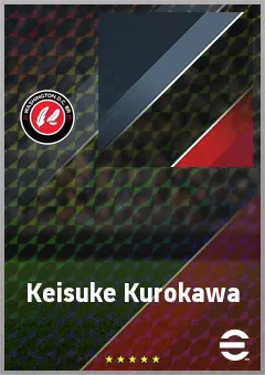 Kurokawa Keisuke eFootball 2026 player card, 70 OVR LB