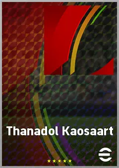 Thanadol Kaosaart eFootball 2026 player card, 62 OVR CMF