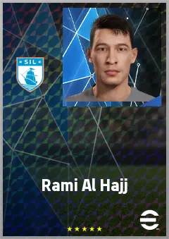 Rami Al Hajj eFootball 2026 player card, 69 OVR AMF