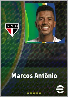 Marcos Antônio eFootball 2026 player card, 73 OVR CMF