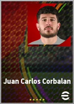 Juan Carlos Corbalan eFootball 2026 player card, 66 OVR RB