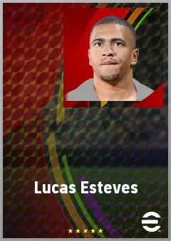Lucas Esteves eFootball 2026 player card, 71 OVR LB