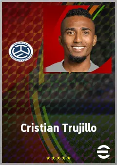 Cristian Trujillo eFootball 2026 player card, 70 OVR DMF