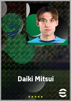Mitsui Daiki eFootball 2026 player card, 64 OVR GK